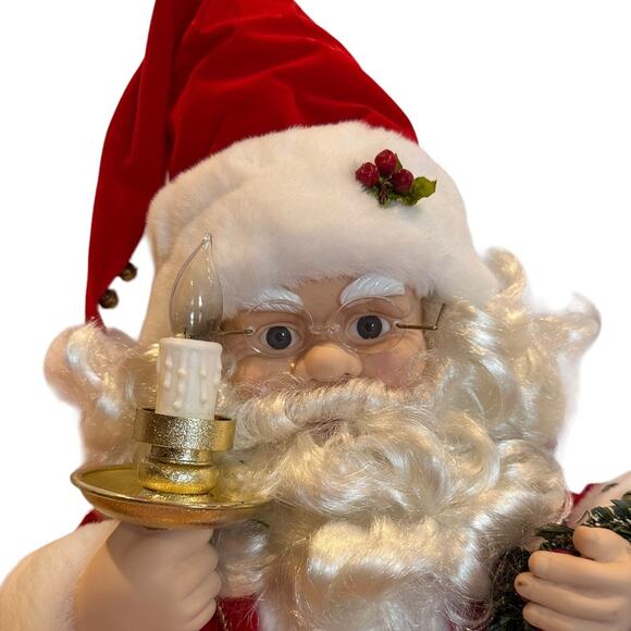 Telco Motionettes Santa Claus Vintage Animated Figure 27" Christmas 80s In Box - Picture 1 of 14